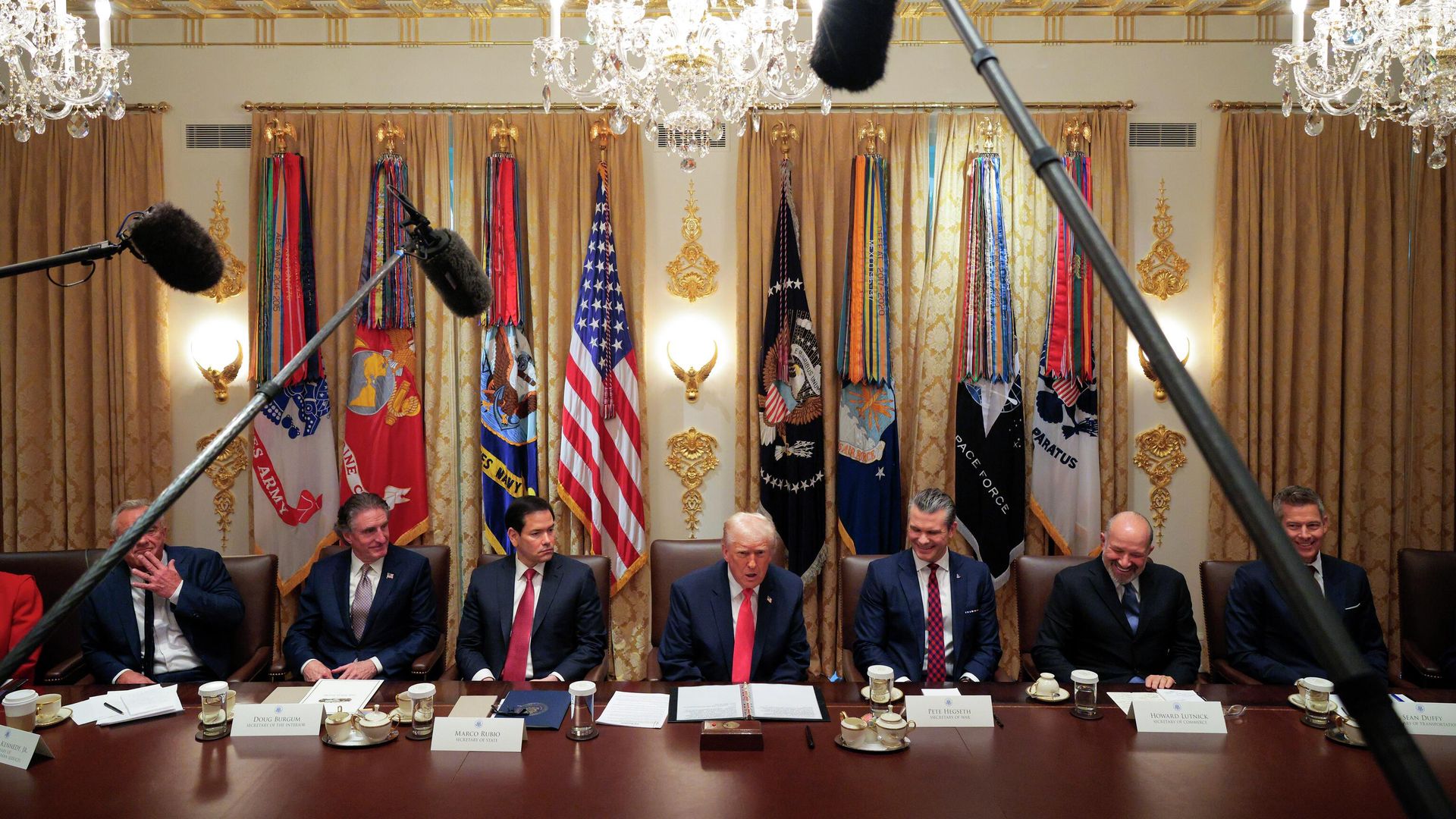 Заседание кабинета администрации президента США Дональда Трампа. 2 декабря 2025 Заседание кабинета администрации президента США Дональда Трампа. 2 декабря 2025 - РИА Новости, 1920, 02.12.2025