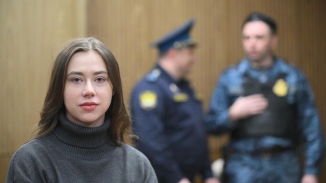 Блогер Александра Митрошина в Тверском районном суде в Москве Блогер Александра Митрошина в Тверском районном суде в Москве