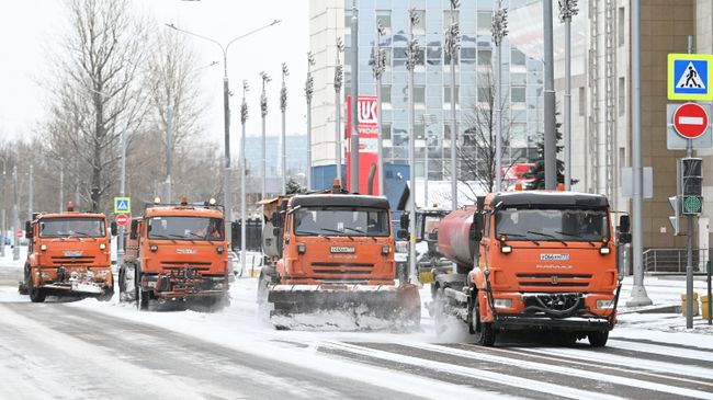 Снег в Москве