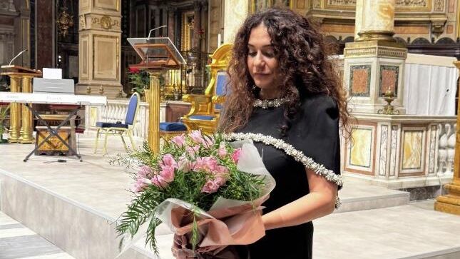 Солистка Большого театра Анна Аглатова после концерта в базилике Сан-Лоренцо-ин-Дамазо в Риме - РИА Новости, 1920, 06.12.2025