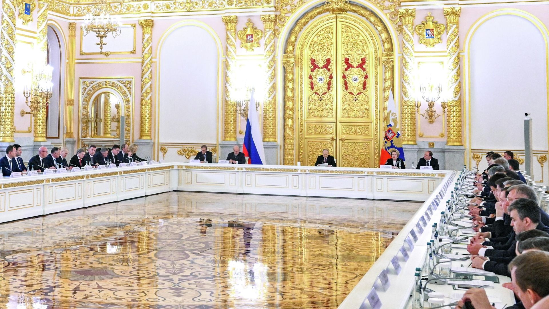 Президент РФ Владимир Путин проводит заседание Совета по стратегическому развитию и национальным проектам - РИА Новости, 1920, 08.12.2025