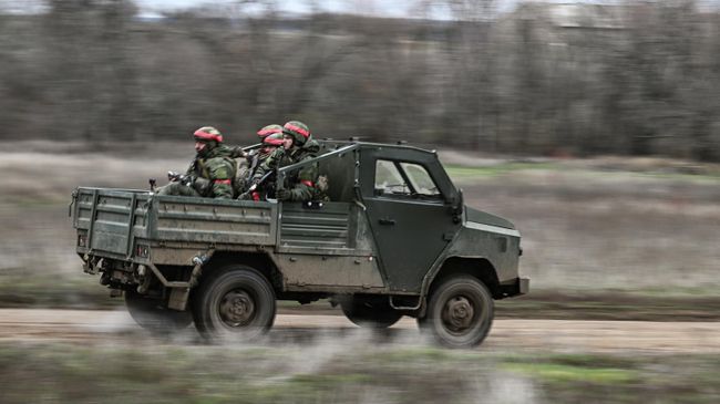Российские военнослужащие