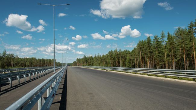Участок скоростной автодороги М-11 Москва - Санкт-Петербург