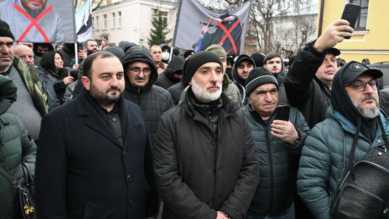 Митинг у здания посольства Республики Армения в Москве