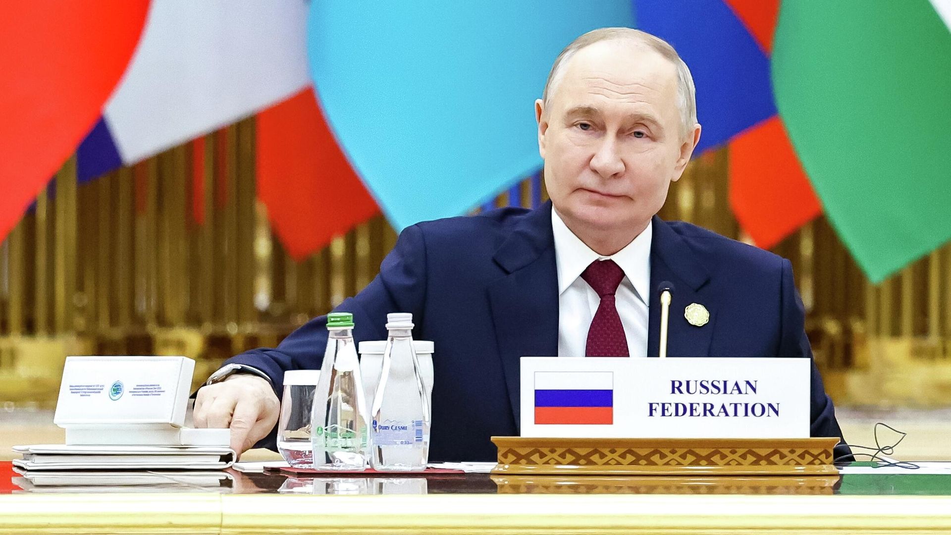 Выступление президента России на пленарном заседании форума в Ашхабаде Выступление президента России на пленарном заседании форума в Ашхабаде - РИА Новости, 1920, 12.12.2025