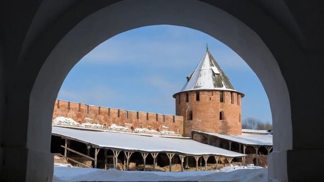 Стены Новгородского кремля 