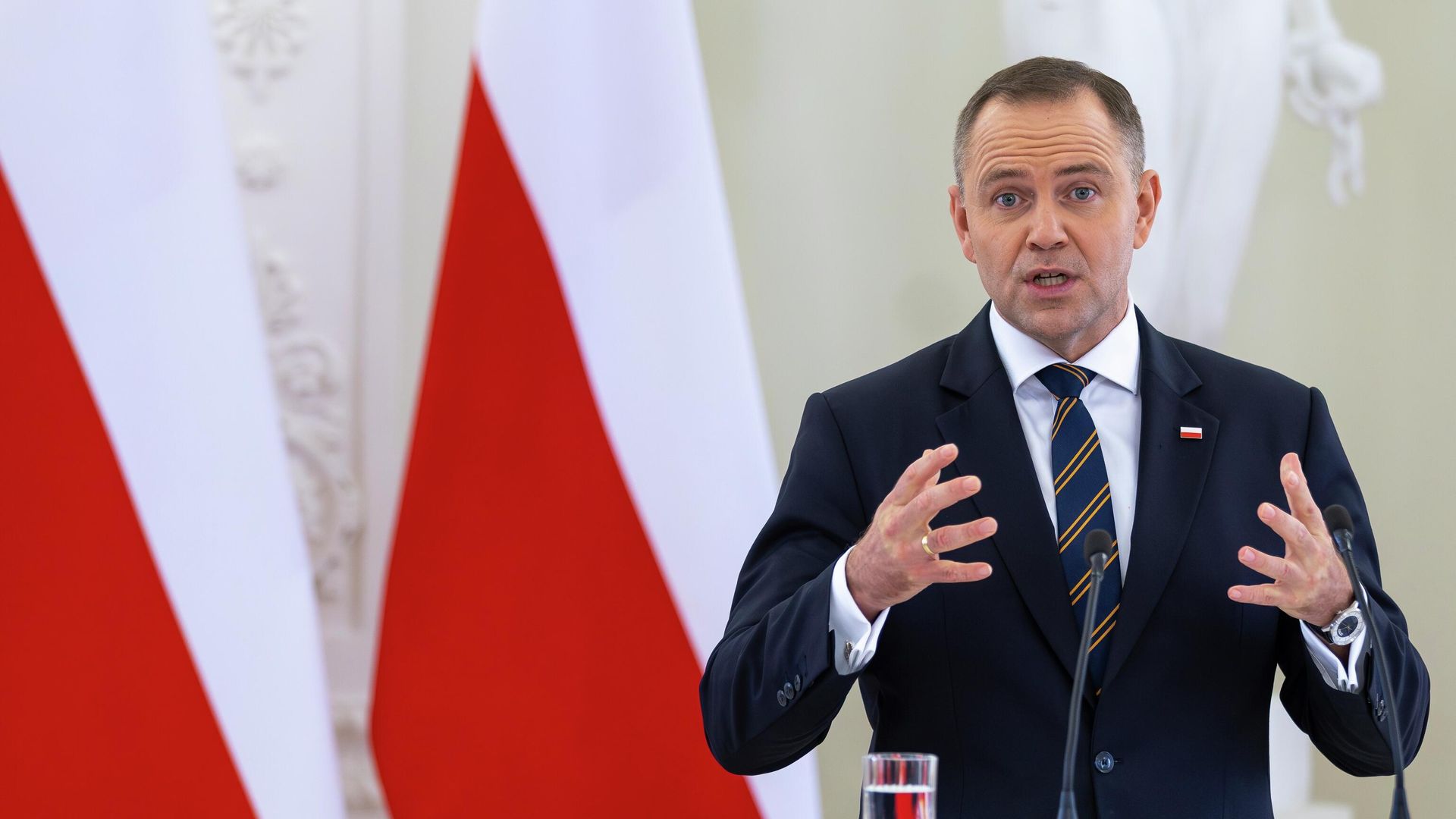 Президент Польши Кароль Навроцкий Президент Польши Кароль Навроцкий - РИА Новости, 1920, 22.01.2026