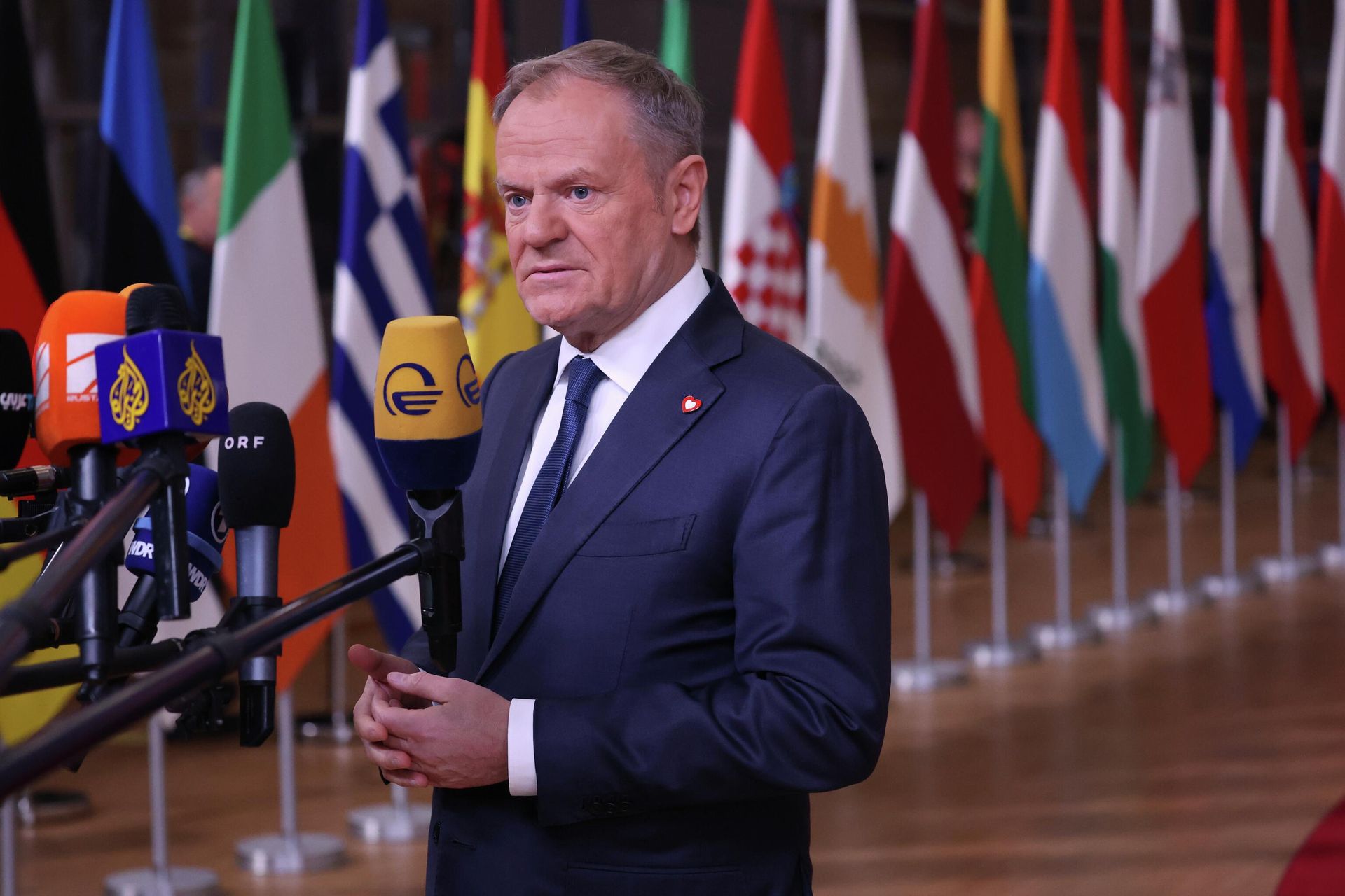 Премьер-министр Польши Дональд Туск на саммите ЕС в Брюсселе Премьер-министр Польши Дональд Туск на саммите ЕС в Брюсселе - РИА Новости, 1920, 20.03.2026