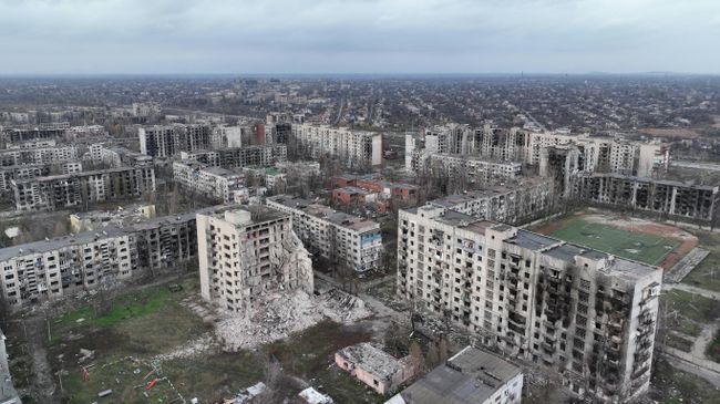 Освобожденный российскими военными Красноармейск