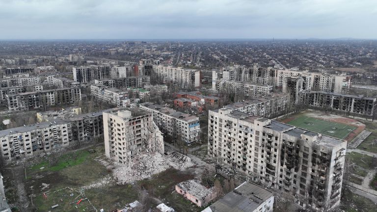 Освобожденный российскими военными Красноармейск