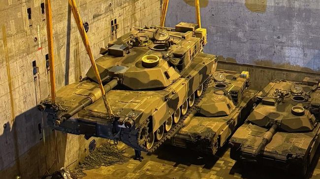 Танки Abrams M1A1 SA, переданные Австралией Украине