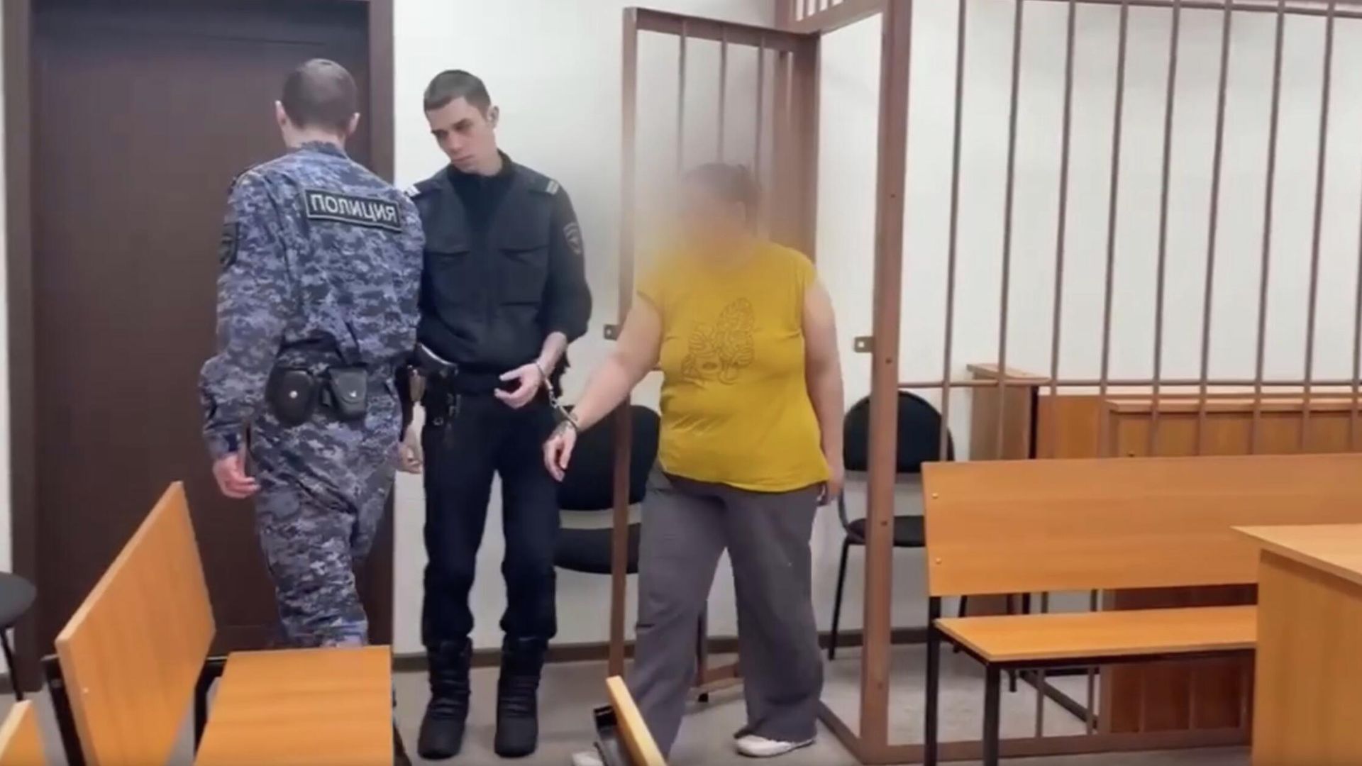Жительница Норильска, обвиняемая в убийстве 5-месячного сына. Кадр видео Жительница Норильска, обвиняемая в убийстве 5-месячного сына. Кадр видео - РИА Новости, 1920, 22.12.2025
