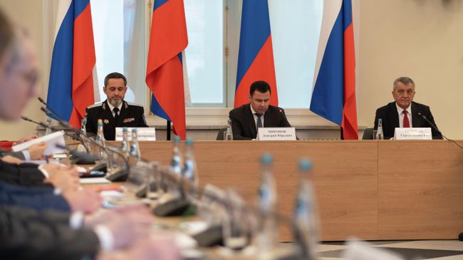 Заседание Совета при Президенте РФ по делам казачества под председательством помощника Президента РФ Дмитрия Миронова в Москве