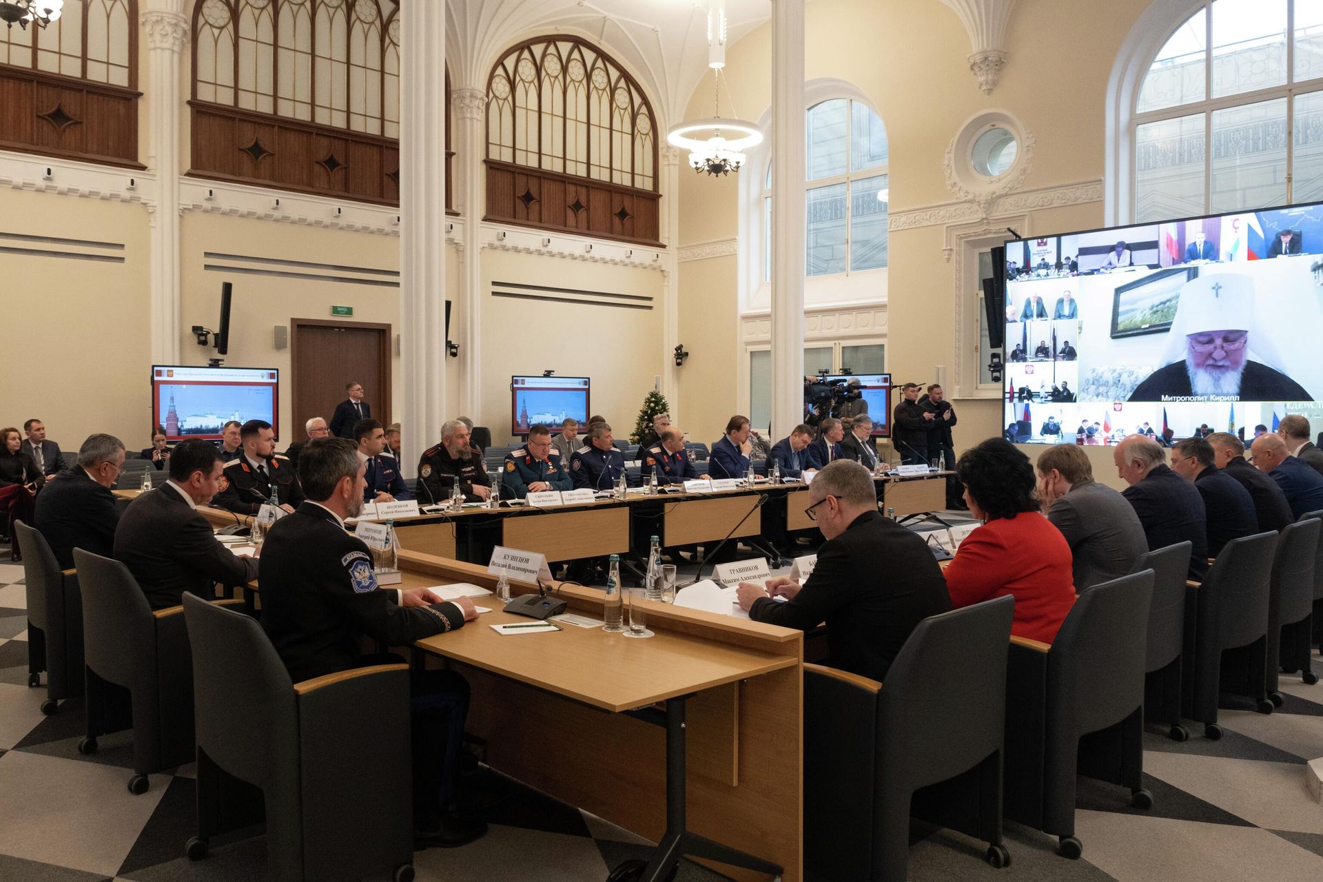 Участники заседания Совета при Президенте РФ по делам казачества в Москве - РИА Новости, 1920, 24.12.2025
