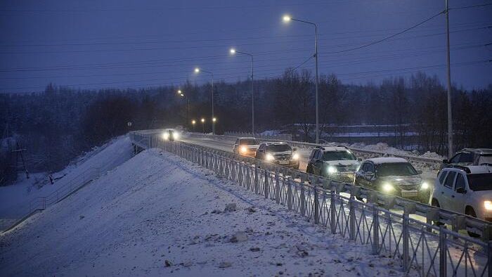 Отремонтированный путепровод в Кирово-Чепецке Отремонтированный путепровод в Кирово-Чепецке - РИА Новости, 1920, 24.12.2025
