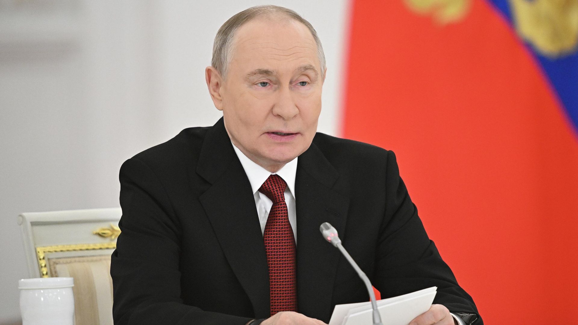 Президент РФ Владимир Путин проводит заседание Государственного совета по вопросам подготовки кадров Президент РФ Владимир Путин проводит заседание Государственного совета по вопросам подготовки кадров - РИА Новости, 1920, 25.12.2025