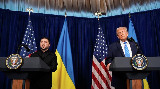 Дональд Трамп и Владимир Зеленский