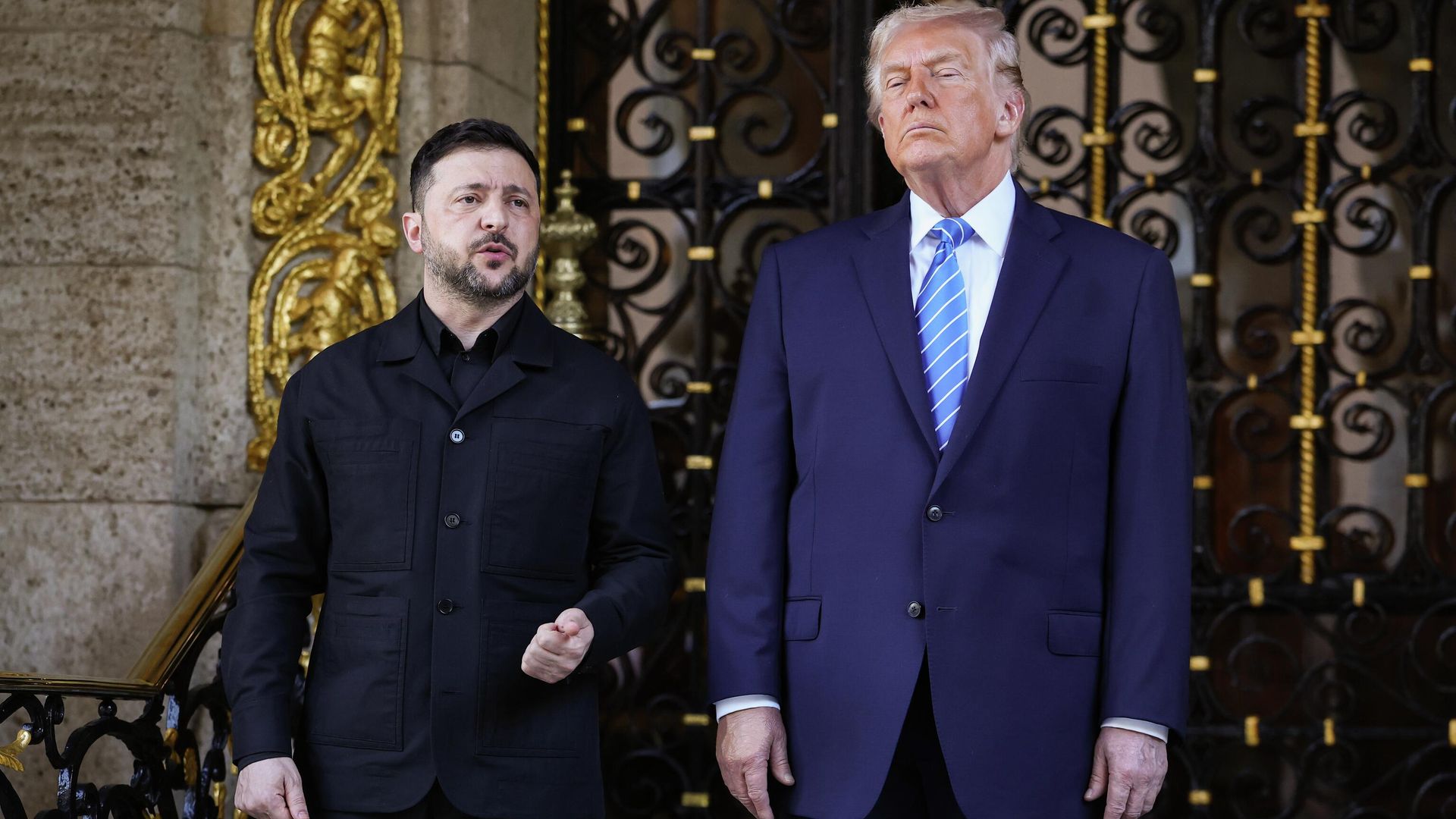 Дональд Трамп и Владимир Зеленский во время встречи в Мар-а-Лаго во Флориде. 28 декабря 2025 Дональд Трамп и Владимир Зеленский во время встречи в Мар-а-Лаго во Флориде. 28 декабря 2025 - РИА Новости, 1920, 29.12.2025