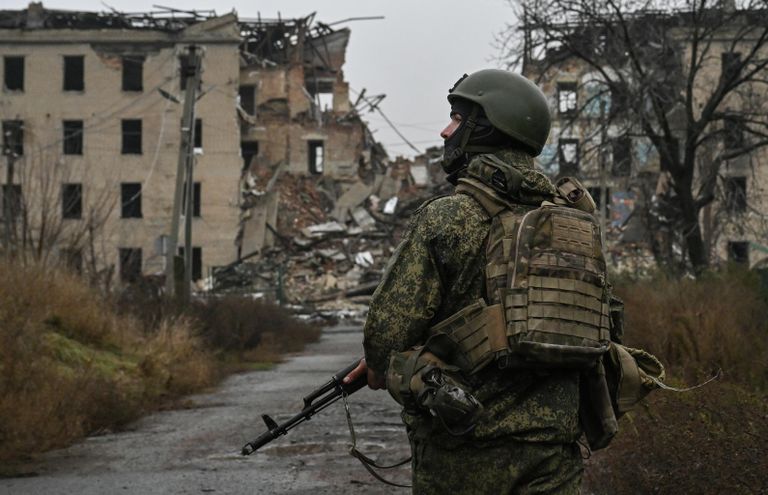 Освобожденный российскими войсками Красноармейск