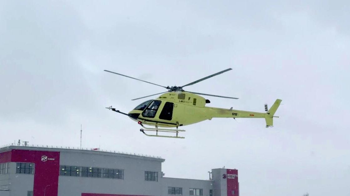 Первый испытательный полет легкого многоцелевого вертолета Ми-34М1 с отечественным двигателем ВК-650В Первый испытательный полет легкого многоцелевого вертолета Ми-34М1 с отечественным двигателем ВК-650В - РИА Новости, 1920, 02.02.2026