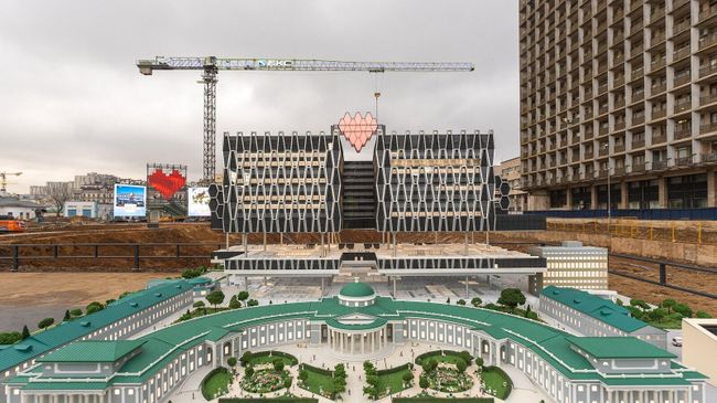 Строительство нового комплекса НИИ скорой помощи им. Склифосовского в Москве