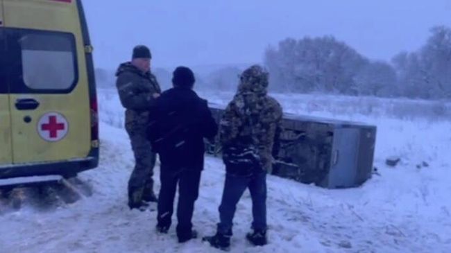 На месте ДТП с участием пассажирского автобуса в Тульской области