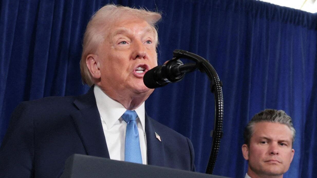 Президент США Дональд Трамп проводит пресс-конференцию после удара США по Венесуэле - РИА Новости, 1920, 04.01.2026