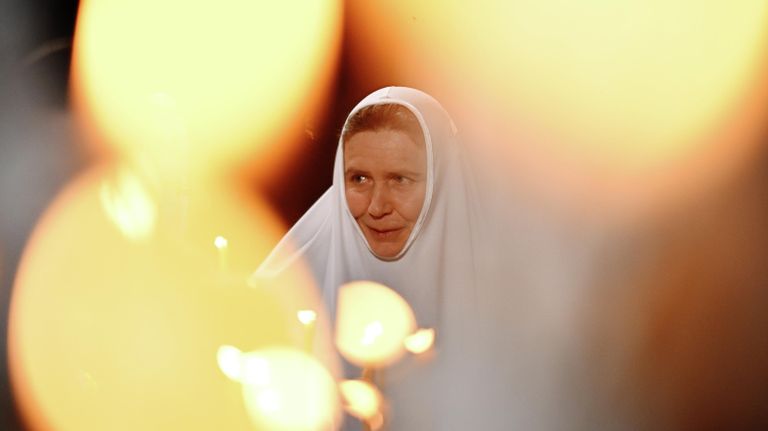 Перед началом патриаршего богослужения в храме Христа Спасителя в Москве в праздник Рождества Христова