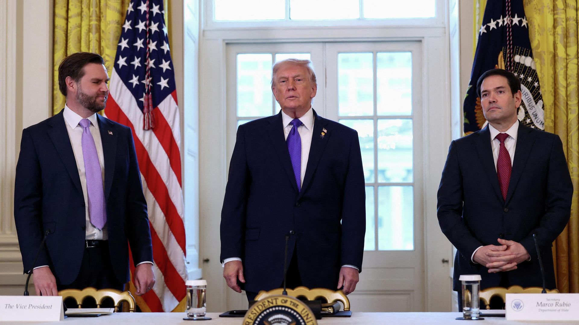 Президент США Дональд Трамп во время встречи с главами американских нефтегазовых компаний в Белом доме в Вашингтоне. 9 января 2026 - РИА Новости, 1920, 09.01.2026