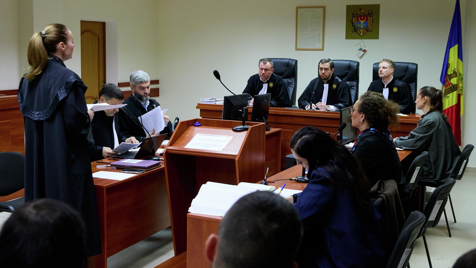 Заседание суда по делу главы Гагаузской автономии в составе Молдавии Евгении Гуцул Заседание суда по делу главы Гагаузской автономии в составе Молдавии Евгении Гуцул - РИА Новости, 1920, 19.03.2026