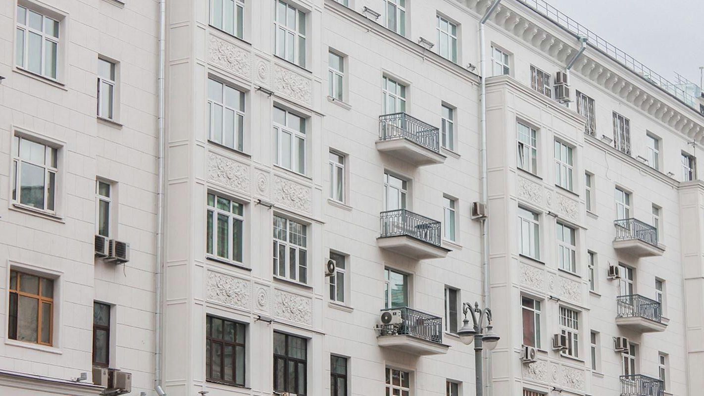 Отремонтированное здание с филенками в Москве Отремонтированное здание с филенками в Москве - РИА Новости, 1920, 16.01.2026