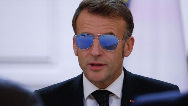 Президент Франции Эммануэль Макрон
