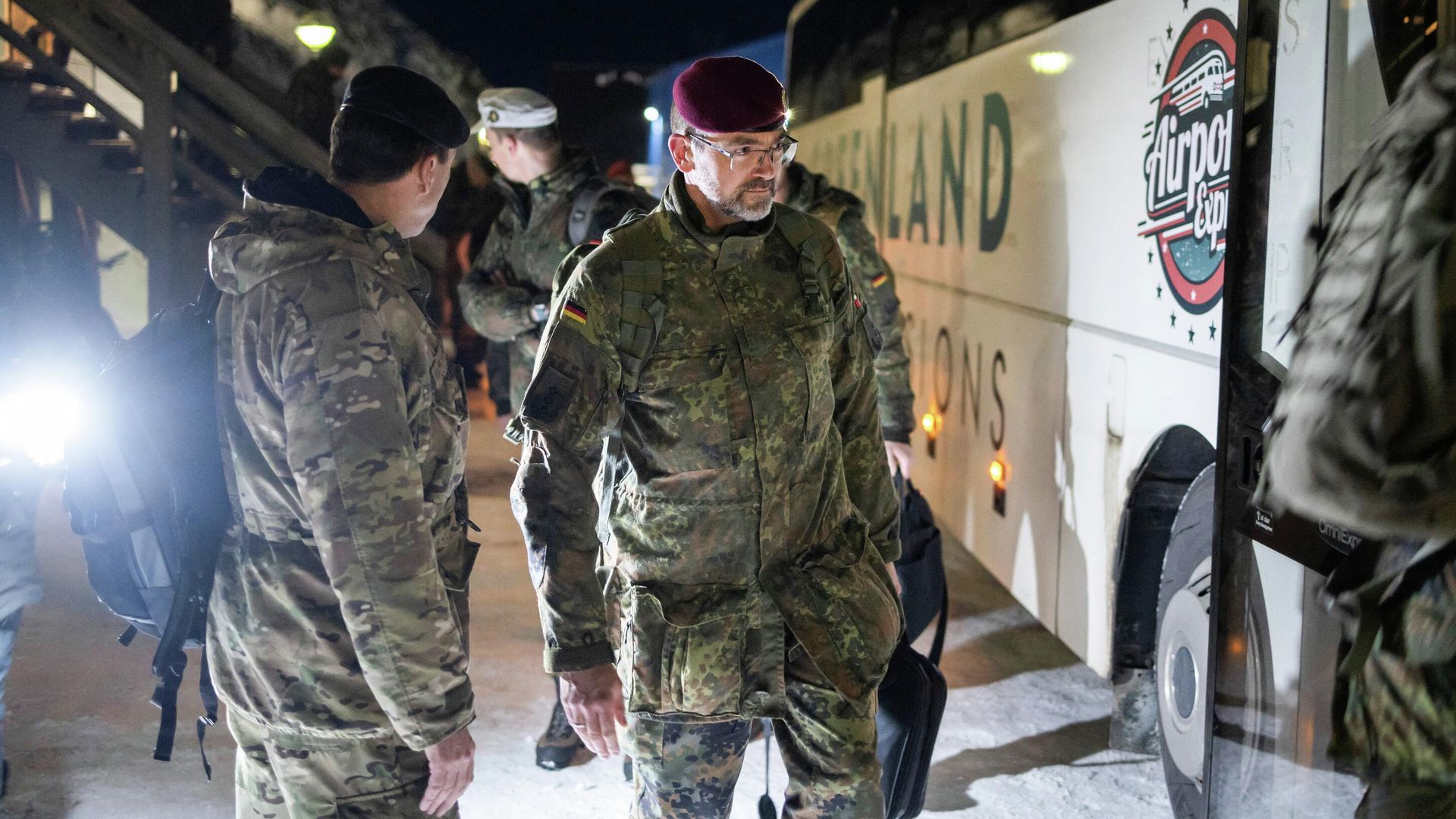 Немецкие военнослужащие в Нууке, Гренландия Немецкие военнослужащие в Нууке, Гренландия - РИА Новости, 1920, 18.01.2026