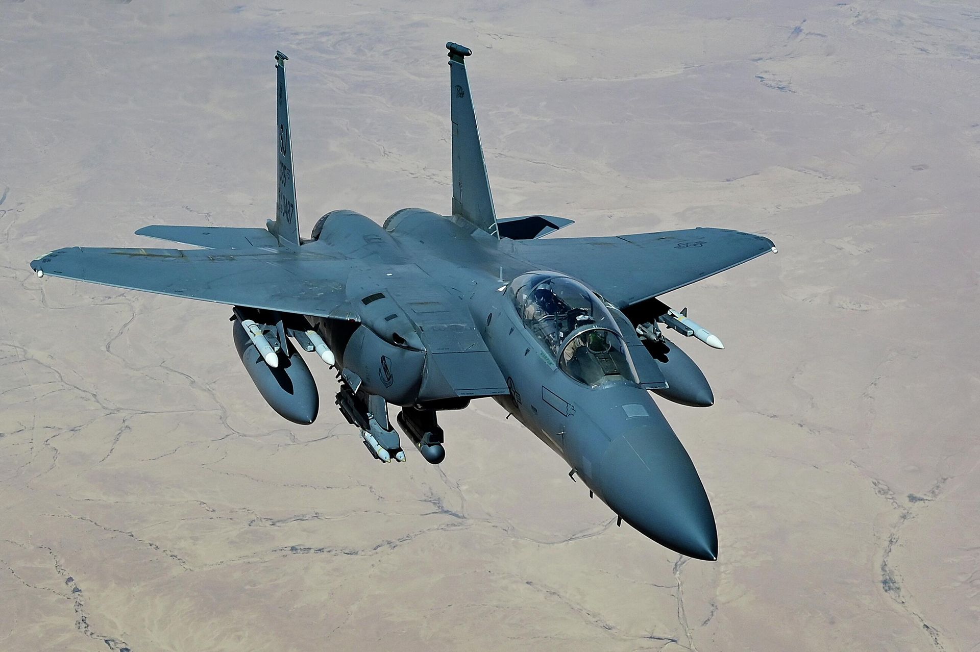 Истребитель F-15E Strike Eagle ВВС США - РИА Новости, 1920, 01.06.2026