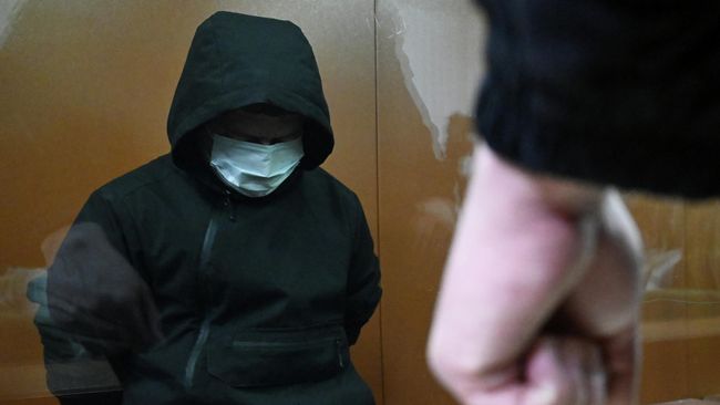 Роберт Сафарян* во время оглашения приговора во Втором западном окружном военном суде в Москве Роберт Сафарян* во время оглашения приговора во Втором западном окружном военном суде в Москве