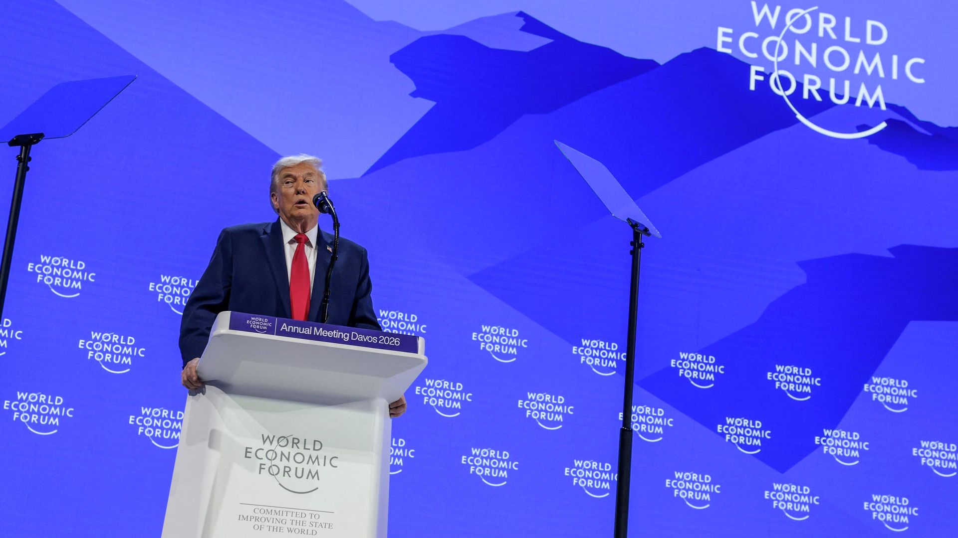 Президент США Дональд Трамп на Всемирном экономическом форуме в Давосе, Швейцария Президент США Дональд Трамп на Всемирном экономическом форуме в Давосе, Швейцария - РИА Новости, 1920, 21.01.2026