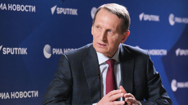 Директор Службы внешней разведки России Сергей Нарышкин