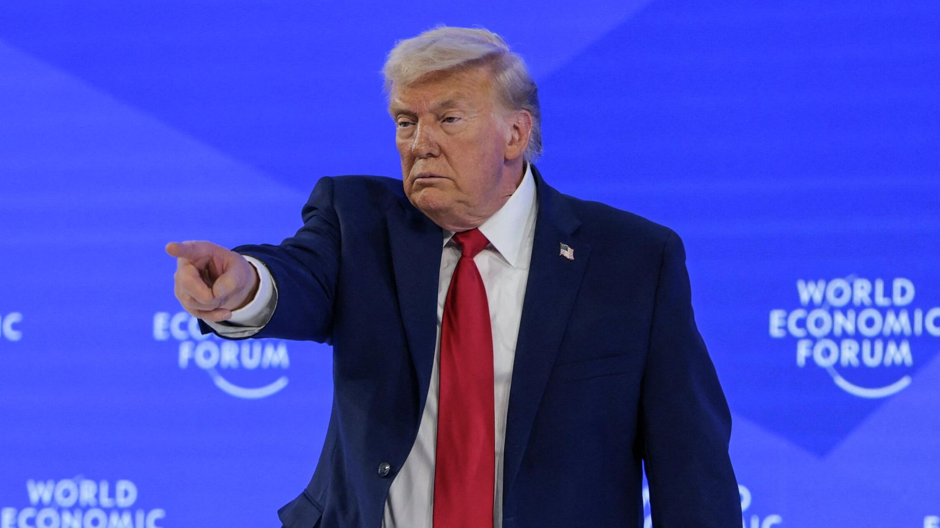 Президент США Дональд Трамп на Всемирном экономическом форуме в Давосе Президент США Дональд Трамп на Всемирном экономическом форуме в Давосе - РИА Новости, 1920, 21.01.2026