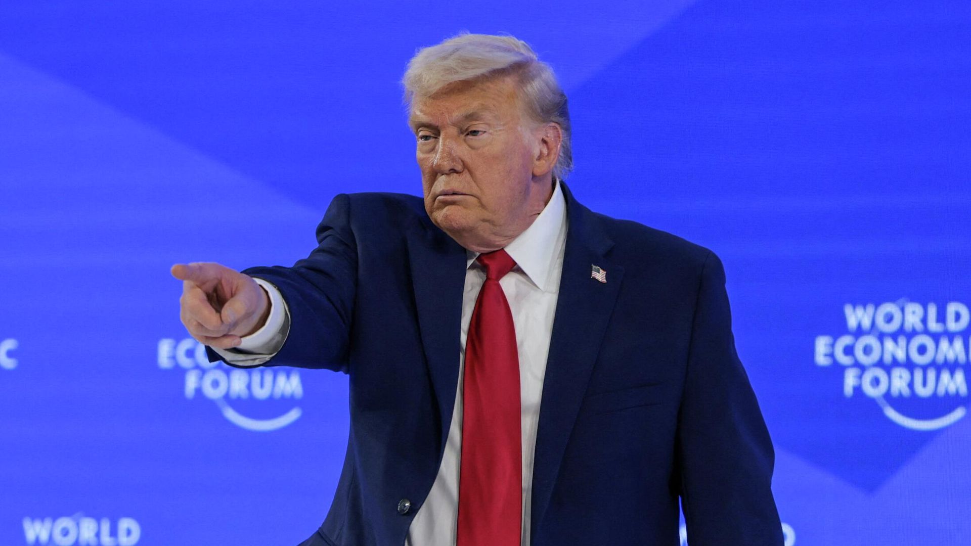 Президент США Дональд Трамп на Всемирном экономическом форуме в Давосе Президент США Дональд Трамп на Всемирном экономическом форуме в Давосе - РИА Новости, 1920, 22.01.2026