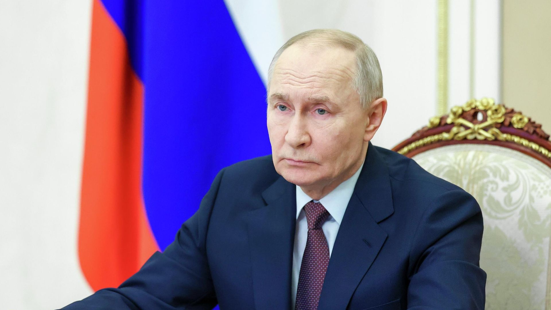 Президент РФ Владимир Путин проводит совещание с членами правительства РФ в режиме видеоконференции Президент РФ Владимир Путин проводит совещание с членами правительства РФ в режиме видеоконференции - РИА Новости, 1920, 21.01.2026