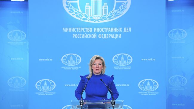 Официальный представитель Министерства иностранных дел России Мария Захарова