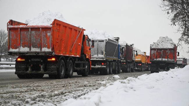 Работа снегосплавного пункта в Москве Работа снегосплавного пункта в Москве