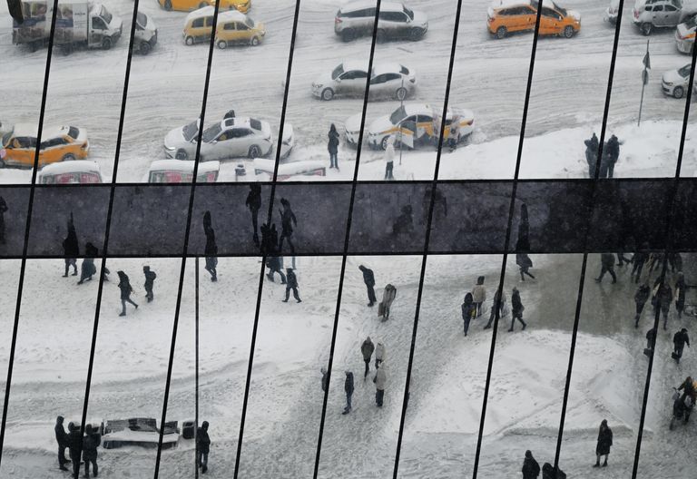 Снег в Москве Снег в Москве