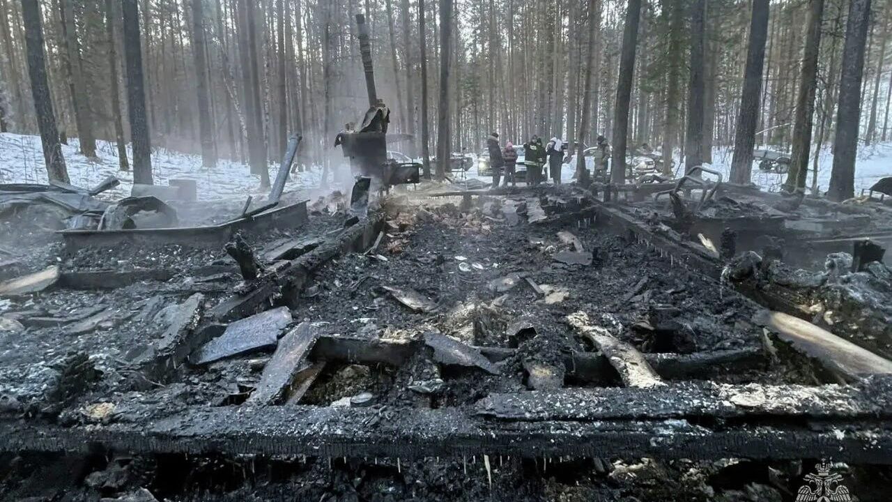 Последствия пожара в гостевом доме в Хакасии Последствия пожара в гостевом доме в Хакасии - РИА Новости, 1920, 02.02.2026