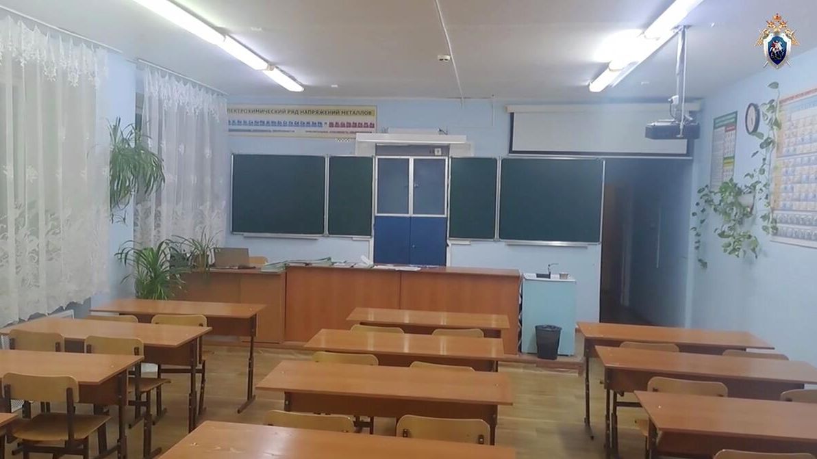 Кабинет в школе в Кодинске, где девочка напала с ножом на сверстницу - РИА Новости, 1920, 03.02.2026