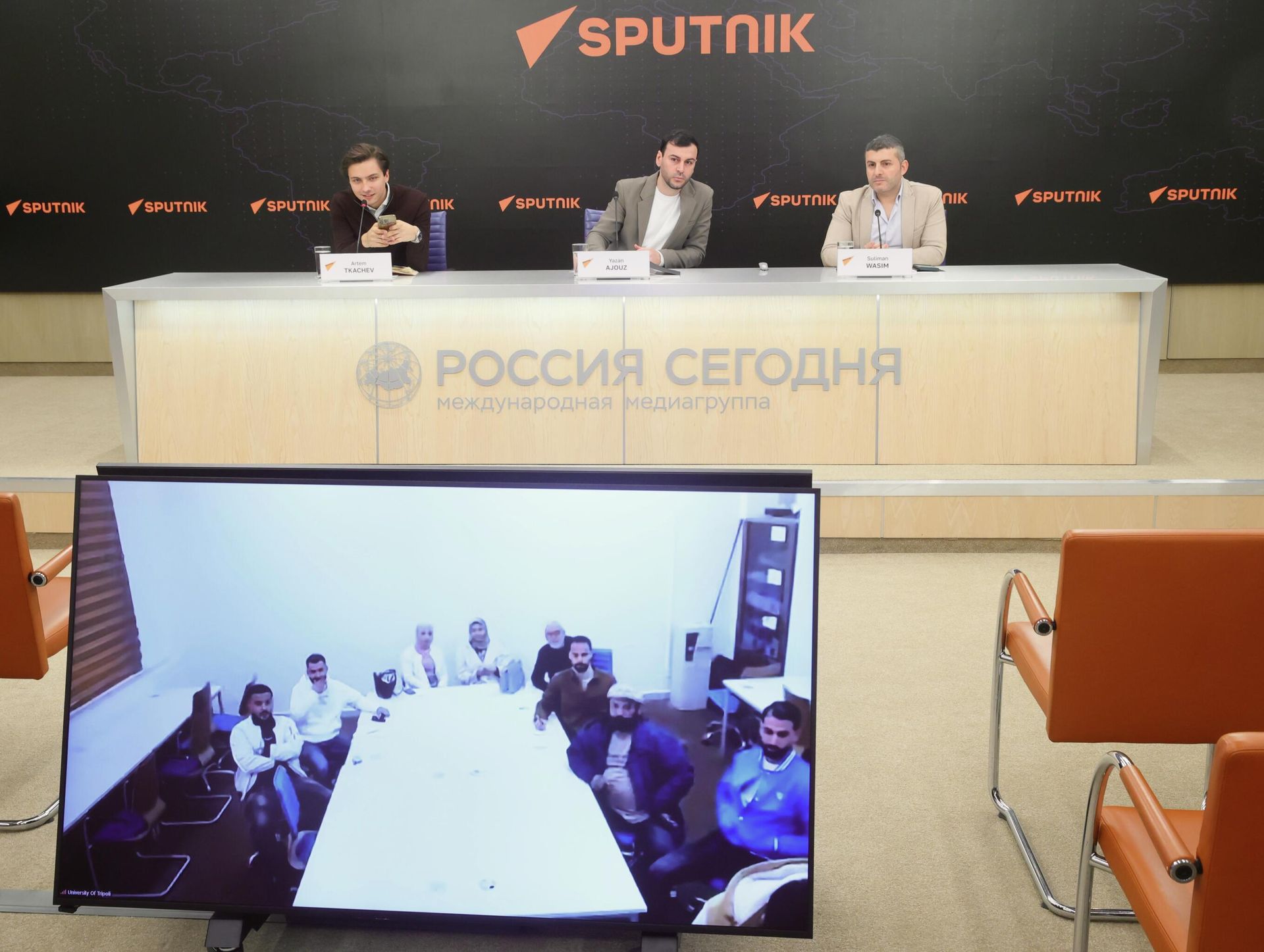 Международное новостное агентство и радио Sputnik провело мастер-класс проекта SputnikPro для студентов одного из ведущих вузов Ливии – Университета Триполи - РИА Новости, 1920, 03.02.2026