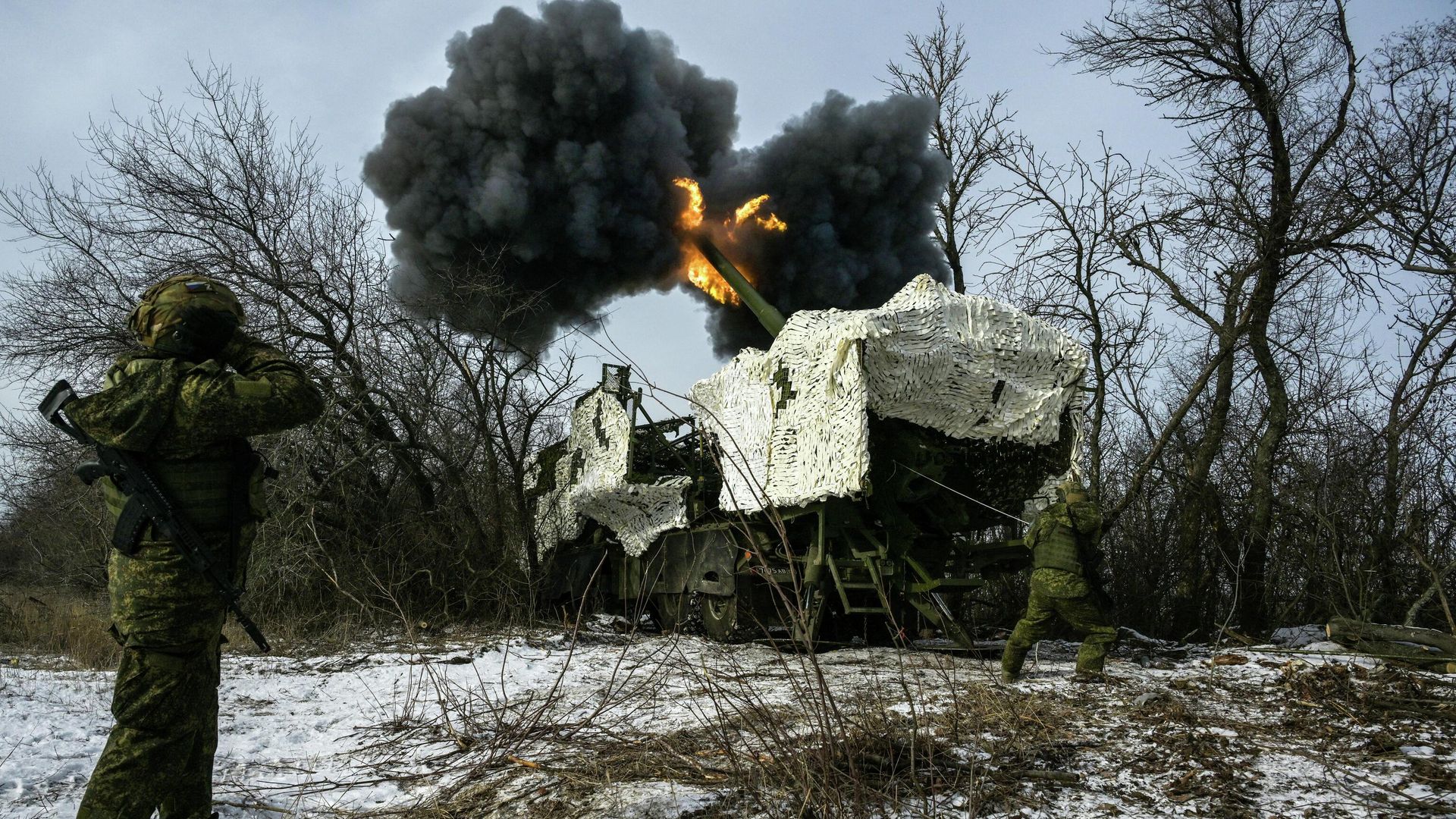Боевая работа расчета самоходной артиллерийской установки 2С44 Гиацинт-К из состава 288-й гвардейской артиллерийской бригады группировки войск Запад на Харьковском направлении в зоне проведения СВО Боевая работа расчета самоходной артиллерийской установки 2С44 Гиацинт-К из состава 288-й гвардейской артиллерийской бригады группировки войск Запад на Харьковском направлении в зоне проведения СВО - РИА Новости, 1920, 06.02.2026