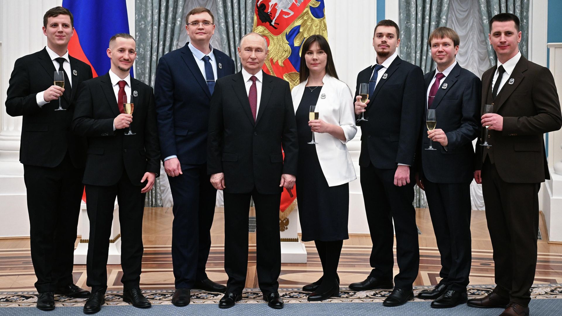 Путин на вручении премии в области науки и инноваций молодым ученым - РИА Новости, 1920, 05.02.2026