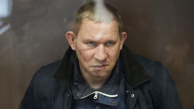 Алексей Ланчиков во время избрания меры пресечения в Замоскворецком суде Москвы