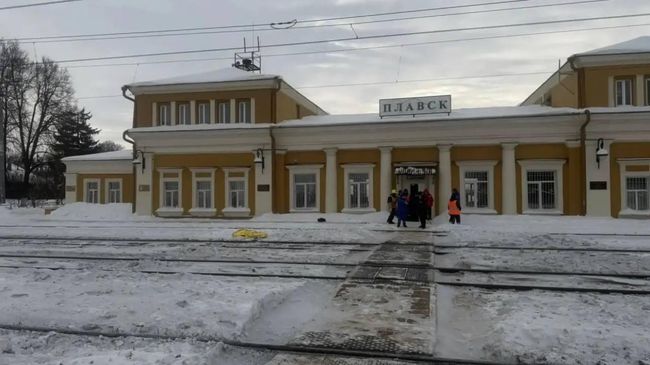 Станция Плавск в Тульской области, где женщина поскользнулась на переходе и попала под поезд